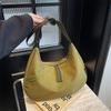 Большая вместительная повседневная косая сумка-слинг легкая сумка-пельмень для commuters ленивая простая холщовая сумка через плечо модная легкая маленькая сумка