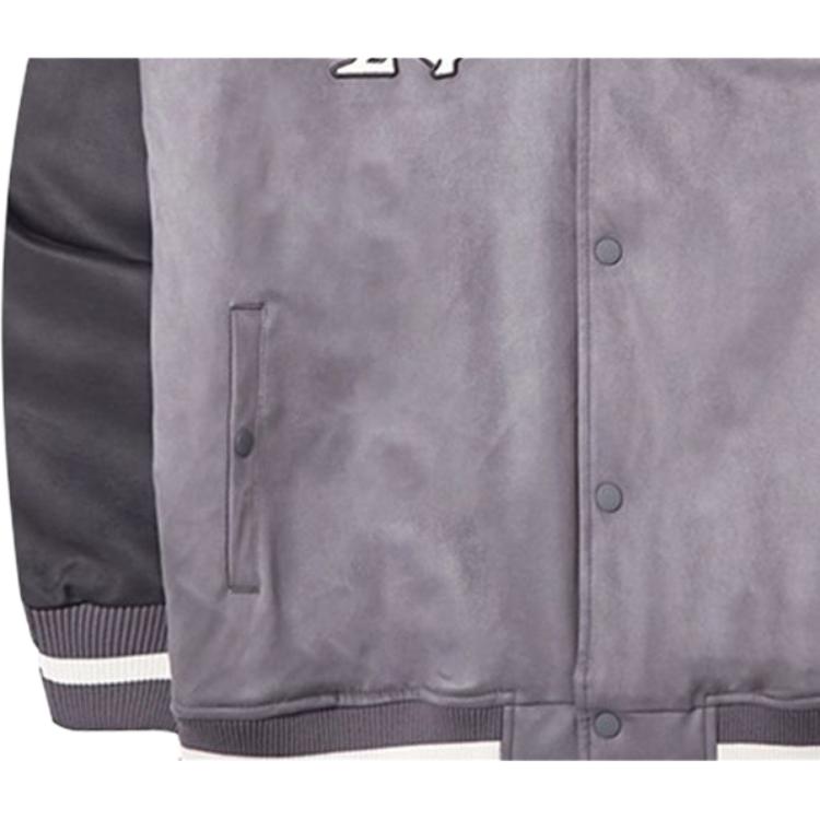 New Era FW23 Серия «Реконструированная Древняя Цивилизация» Винтажная Утепленная Теплая Вышитая Свободная Хлопковая Куртка с Лацканами Унисекс куртки Серый 14112242