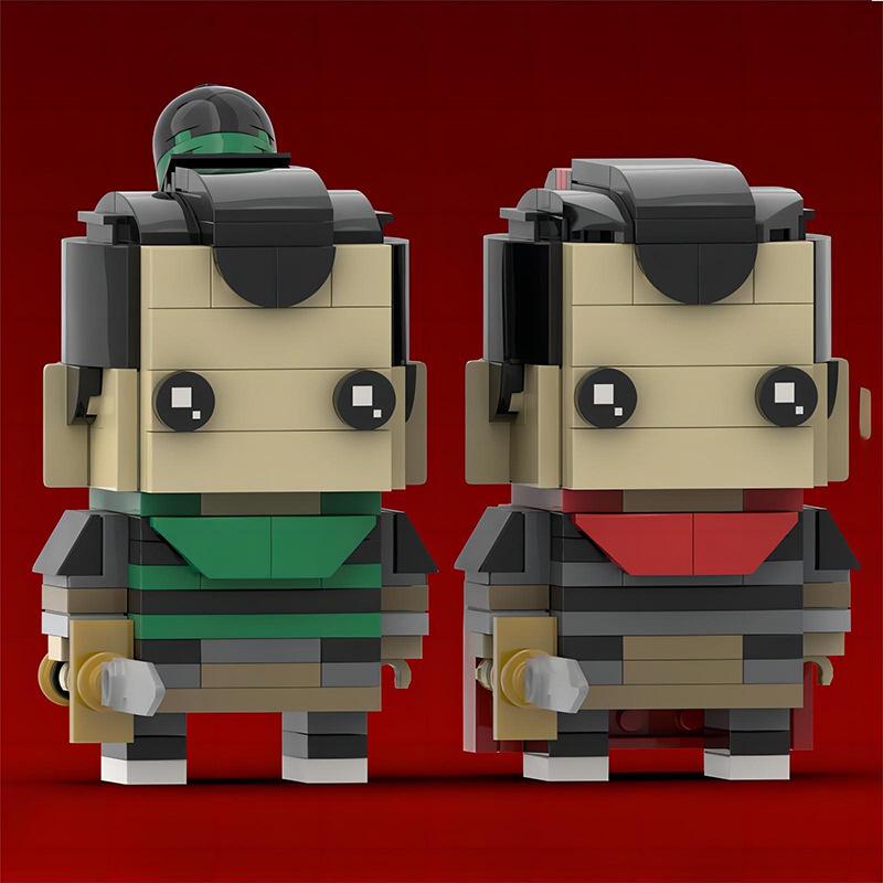 Building Block Brick Model Of Hua Mulan Series Children's Assembled Educational Doll