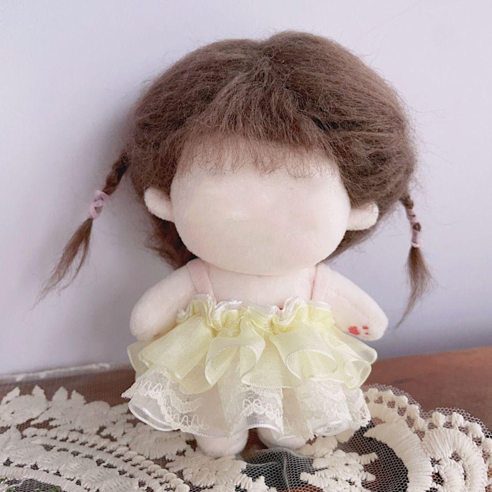 Princess Dress 10CM Doll Clothes With Black Trim 12BJD Dolls Accessories   Children Gift