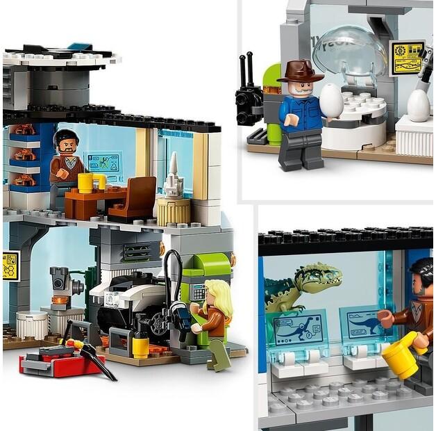 LEGO Jurassic World 76949 Нападение динозавров Гиганотозавра и Теризинозавра