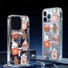 Магнитный прозрачный чехол с полным покрытием «Мороженое» для iPhone 15/16/17 Pro Max