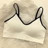 Women's Seamless Summer Thin Camisole Fixed Tank Top Push-Up Anti-Slip Bra Anti-Drooping Bustier