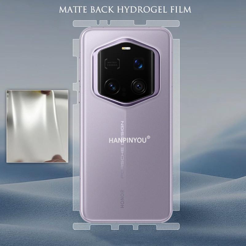 Полноэкранная защитная пленка для Honor Magic7 RSR Porsche Design HD/Matte Wrap Edge, мягкая противоударная гидрогелевая пленка с защитой от царапин и авторемонтом