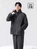 Men'S Pajamas, Half-Edge Fleece, Men'S Coral Fleece Loungewear Suit, Hooded Fleece, Thickened Hat, Can Be Worn Outside In Autumn And Winter