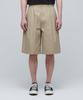 MUSINSA STANDARD Cotton Wide Bermuda Shorts [Beige]