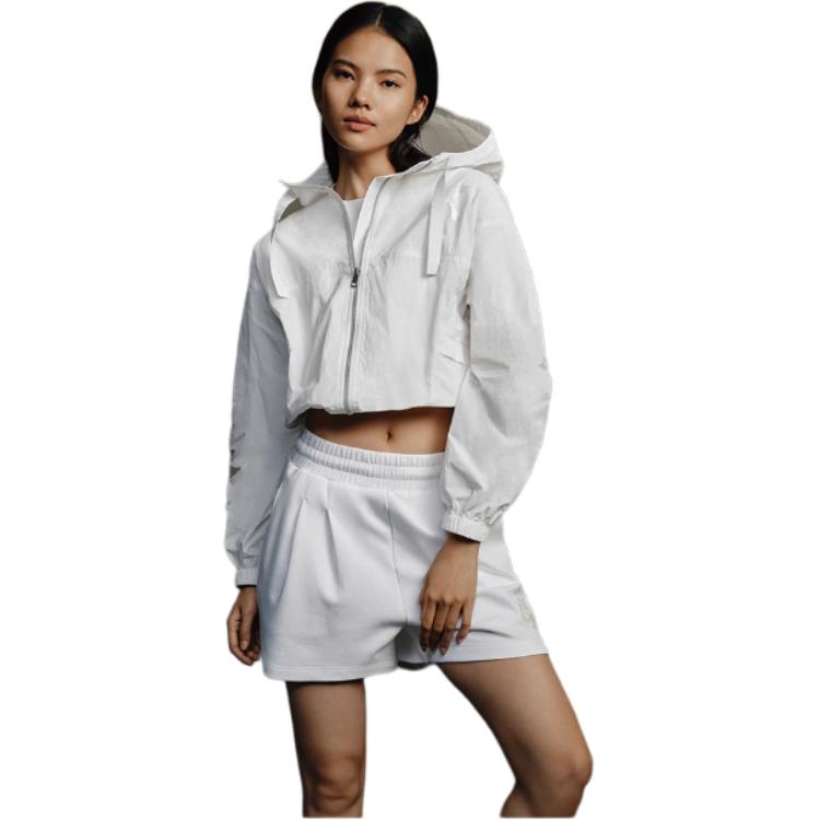 Calvin Klein Однотонные прохладные на ощупь эластичные плиссированные повседневные шорты женские шорты лунно-белые J223328-YAF