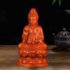Buddha Statue Sculpture Wood Guan Yin Home Decor