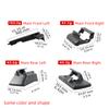 Seat Track Cover Rail Trim Front Left Right for Mercedes-Benz GLE W166 GLS W292 Black 1669190500 1669190800