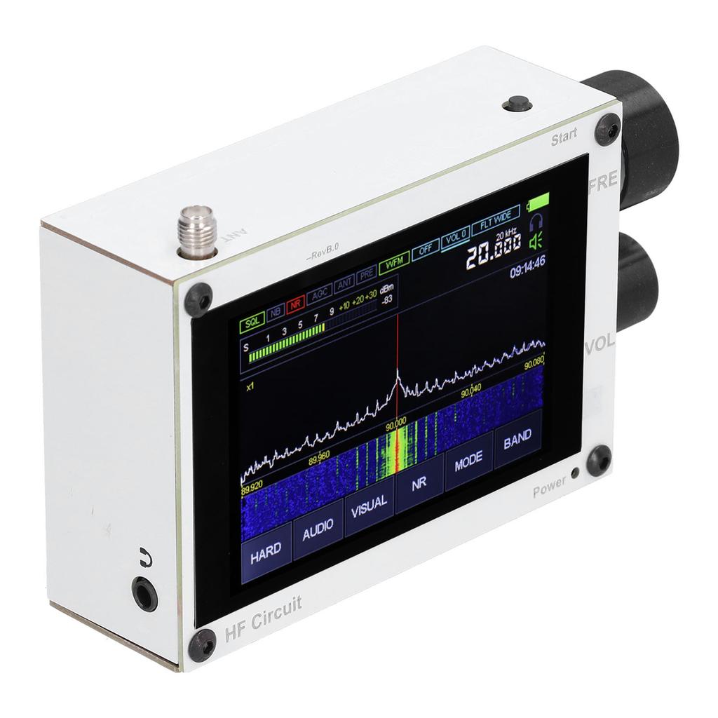SDR-приемник с сенсорным экраном, беспроводной приемник, промышленные аксессуары, 50 кГц‑2 ГГц, 3,5 дюйма