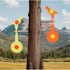 Bird Shaped Spinning Targets High Visible Colors Sturdy Stainless Steel For Outdoor Archery Air Practice