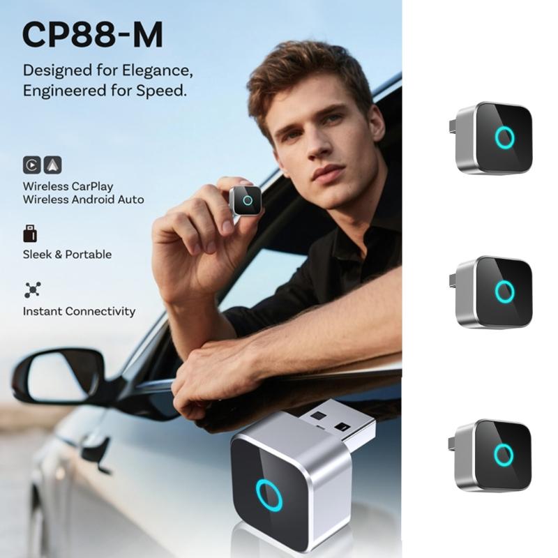 Multimedia Wireless Dongle Instantly Setups Stable Wireless Connection For Car Entertainment System Easy Installation