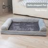 Orthopedic Dog Bed Large Washable Dog Sofa Bed Soft Bolster Dog Nest Cotton Filling Warm Pet Couch Sofa for Medium Large Dogs
