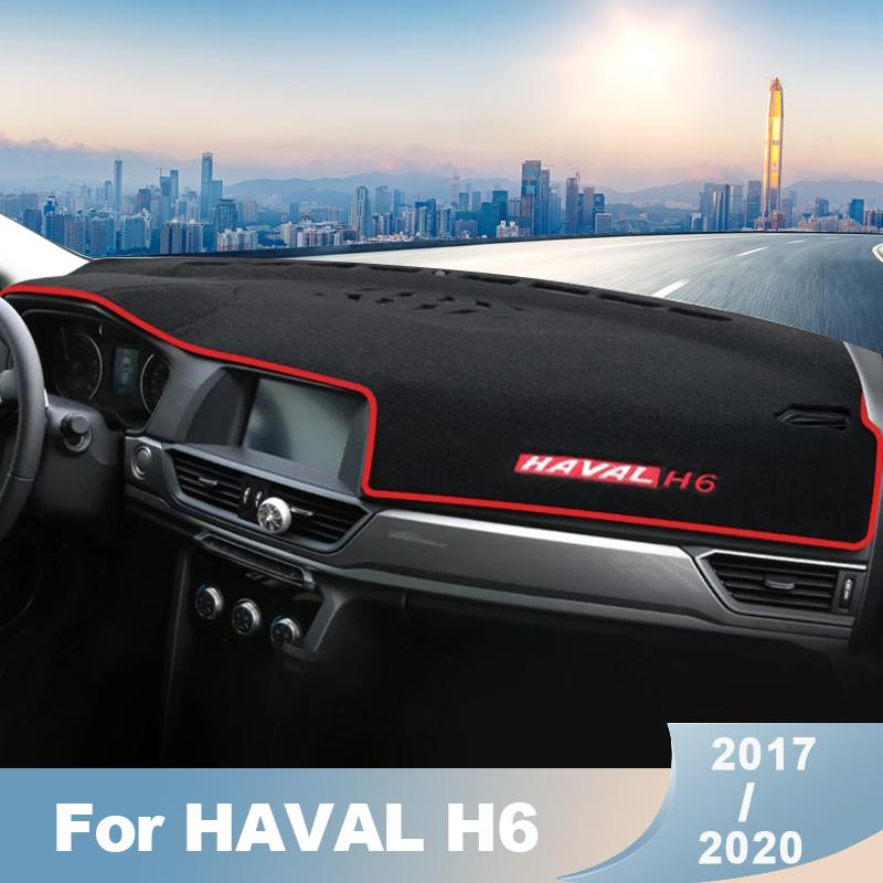 Для Haval H6 2017 2018 Чехлы на приборную панель автомобиля Коврик от солнца Козырек Инструментальная панель Ковры Анти-УФ-аксессуары для интерьера