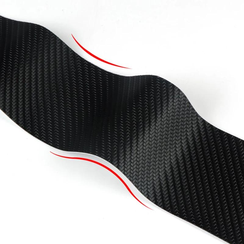 Leather Car Threshold Stickers Door Sill Protector Decals for Cadillac ATS BLS CT4 CT5 CTS EXT SLR XLR XT5 Escalade Deville DTS
