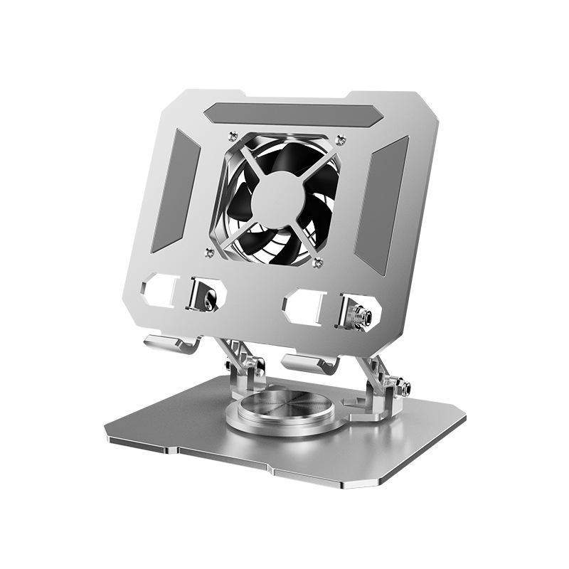 2025 Вращающаяся и Складная Подставка для Ноутбука: Подставка из сплава с функцией плоского, вращающегося монитора для отвода тепла.