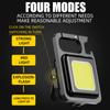 Super Bright MlNl coB Keychain Flashlight charging Lamp camping Lights with Magnet 4 Lighting Modes for camping Home
