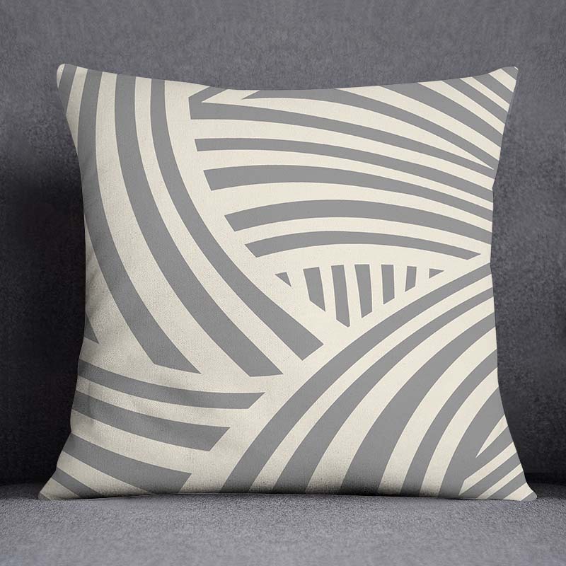 Geometric Color Pillowcase Home Decoration Pillowcase Square Pillowcase Home Office Decoration Cushion Cover