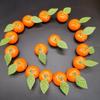 10/50 Pcs Realistic Fruit Orange Decor Artificial Oranges Model Simulation Fake Imitation Fruits Models Mini Vegetable