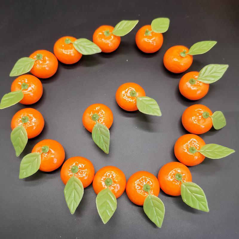 10/50 Pcs Realistic Fruit Orange Decor Artificial Oranges Model Simulation Fake Imitation Fruits Models Mini Vegetable