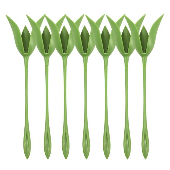 4/5/6/7/10/15/20/30 шт. Держатель для салфеток Роза Зеленый Стебель Цветок Держатель для салфеток на ужин Свадебная Вечеринка Отель Ресторан Декор Обеденного Стола