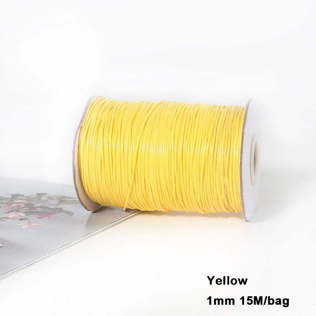 Разноцветные вощеные хлопковые шнуры для макраме, ювелирные бусины, изготовление ювелирных изделий своими руками