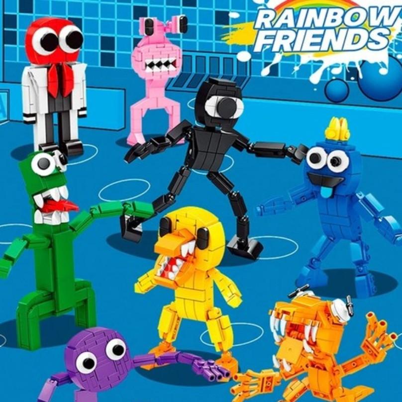 Набор Фигурок-Конструкторов RAINBOW FRIENDS (8 шт.), Из КОРЕИ