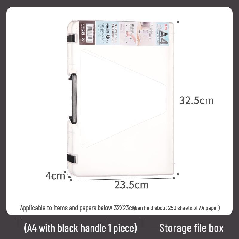 Японский бокс-органайзер для файлов формата A4 и квитанций формата A5 - Решение для хранения документов и сертификатов
