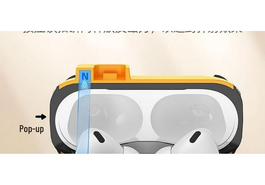 Совместимый с Apple AirPods 4, AirPods Pro 2/3 Защитный Магнитный Чехол - 4-е Поколение, Ударопрочный Дизайн.