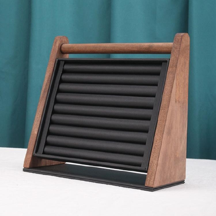 Многофункциональная деревянная подставка для украшений, подставка для браслетов, подходит для демонстрации и хранения колец, серег и браслетов.