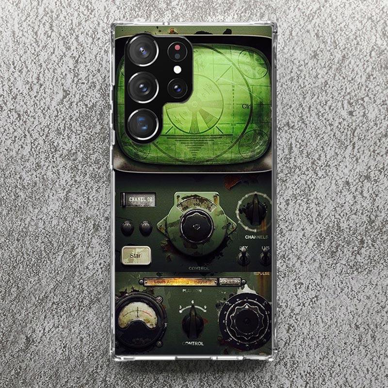Aviation Aeroplane Helicopter Cockpit Instrument Phone Case For Samsung Galaxy S25 S24 S23 Ultra S22 Plus S21 S20 FE S10 + S25Ul