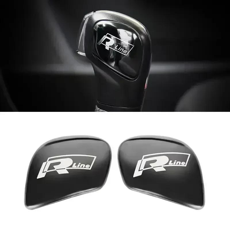 YNEPB1 Car Gearbox Control Gear Lever Stickers Shift Stick Handle Accessories For VW GTI Polo Golf Passat Tiguan Arteon Touareg Taigo