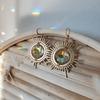 Bohemian Style Earrings, Dazzling Golden Sun Earrings