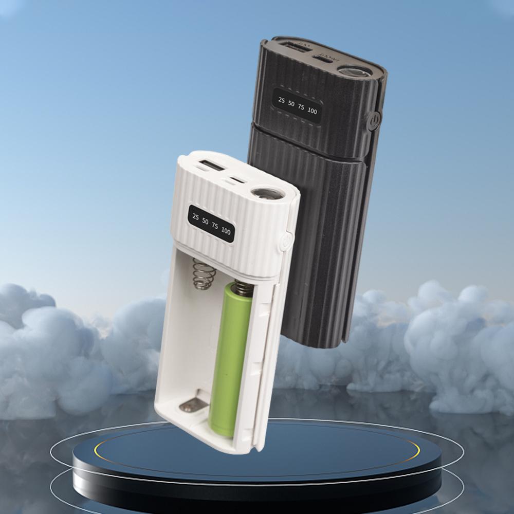 Корпус для Power Bank с аккумуляторами 18650/21700 Без пайки Быстрая зарядка Зарядное устройство DIY USB Power Bank для мобильного телефона