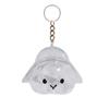Dog Hair Collector Charm Keychain Transparent Pet Fur Keepsake Capsule Rabbit Memorial Pet Hair Collection Bottle Charm with Keyring Gift for