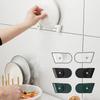 1Pair Pot Lid Holder Self Adhesive Wall-Mounted Hanging Holder Pan Pot Cabinet Door Pan Lid Organizer Kitchen Storage Rack