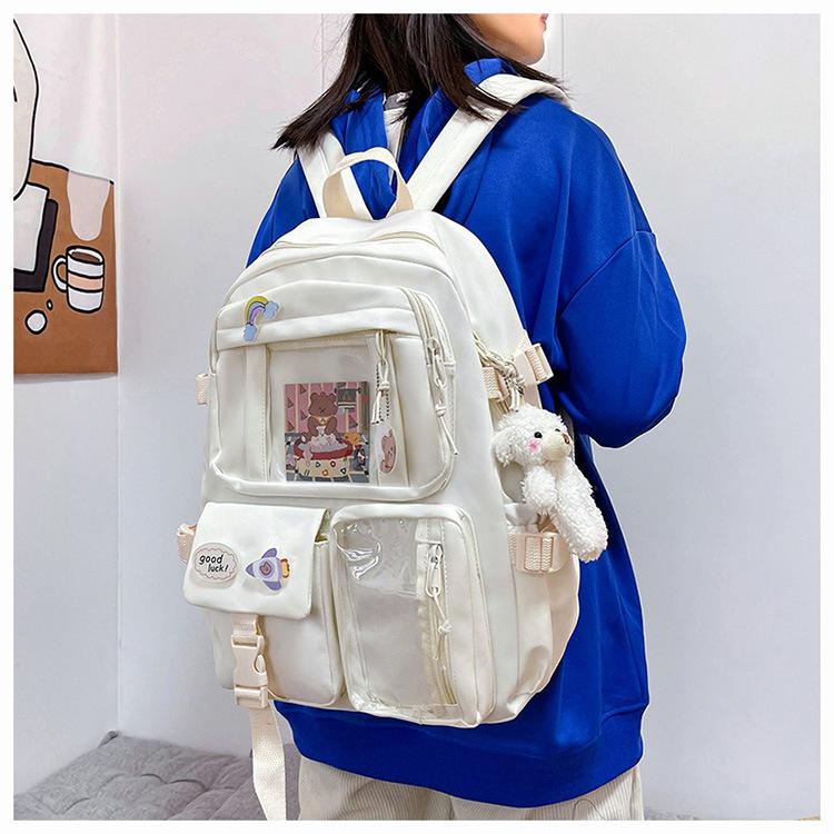 Canvas Schoolbags for Teenage Girls Boys Backpack Women Laptop Rucksack School Bags for Boys Travel Bagpack