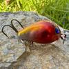 Рыболовные приманки Crankbait, жесткие приманки для окуня, поверхностные приманки для панфиша/краппи, крючки, искусственные приманки, 8 предметов, мини-рыболовные снасти