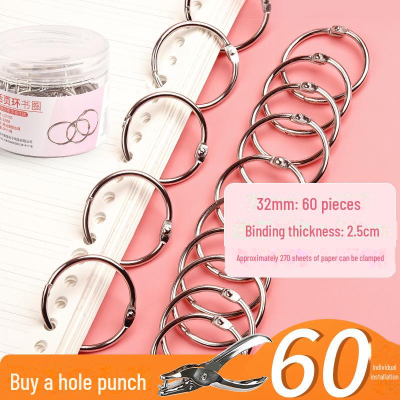 Кольца для переплета из металла цвета розового золота для альбомов своими руками