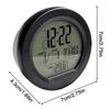Car Clock Solar Automotive Dash Clock Calendar LED Temperature Tester For Classroom Travel Table Bedside Fridge RV Shop Stove