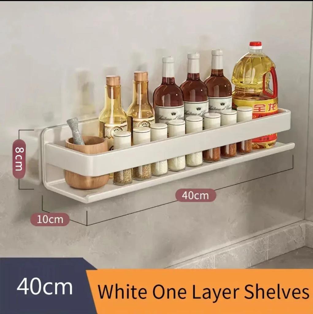 Полка для ванной комнаты без сверления, органайзер для косметики, полка для хранения шампуня, стеллаж для хранения на кухне, органайзер для ванной комнаты, аксессуары