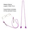 Men Women Sports Silicone Glasses Chain Neck Cord Eyewear Lanyard Glasses Strap Eyeglasses Rope