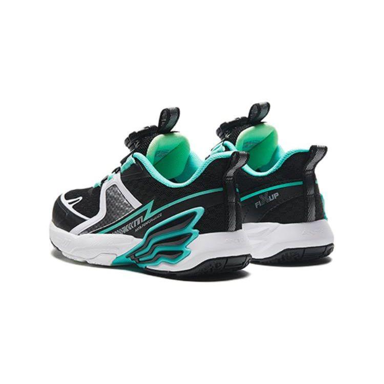 Anta Кроссовки для бега Balance Bike Durable Low Top для детей, детские кроссовки, черные, белые, зеленые 312339963-2