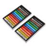 24 шт. масляная пастель мягкая текстура яркие цвета безопасная коробка упакованы художественные масляные мелки для трафарета