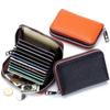 Card Holder Wallet Women Ladies Zipper Credit ID Business Card Wallets Cute Short Zipper  Leather Coin Purse Female Hand Wallet