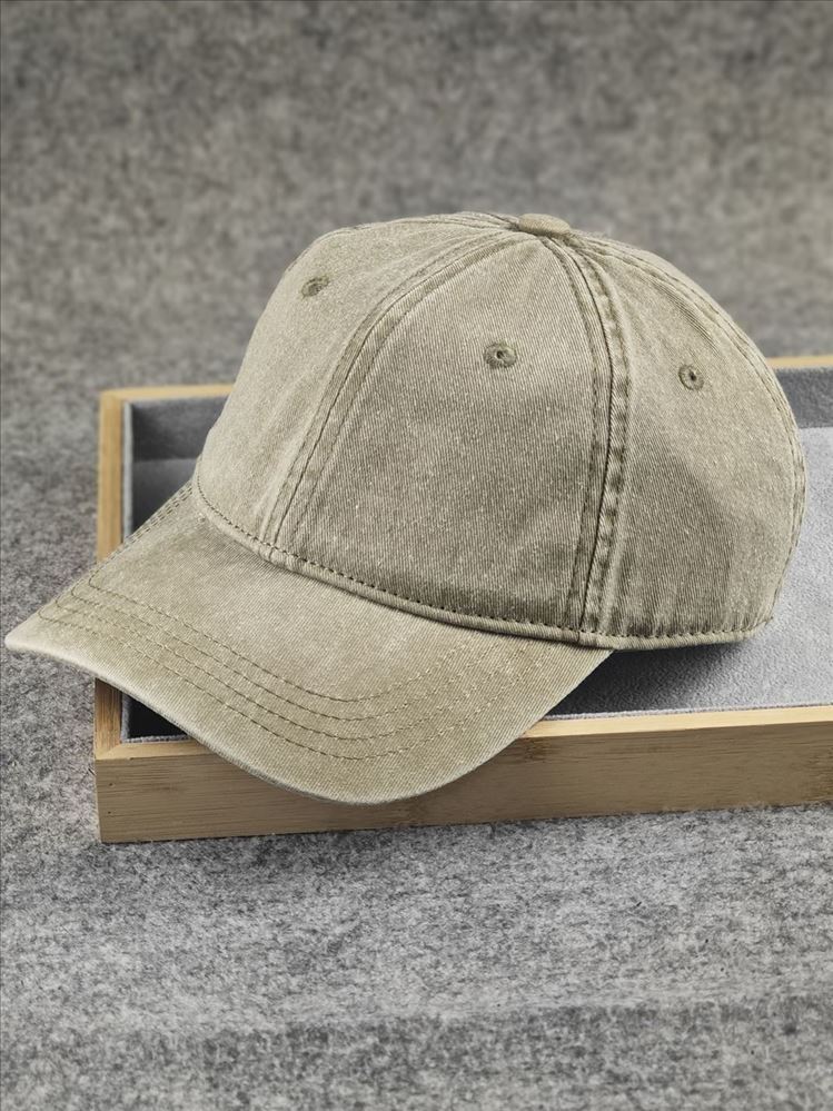 Washed and made old soft-top baseball cap, four-season big head circumference men's hat, European and American style casual fan women's hat versatile
