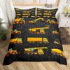 Colored Mushroom Three-Piece Quilt Cover 3D Digital Printing Bedding Set Mandala Bed Cover