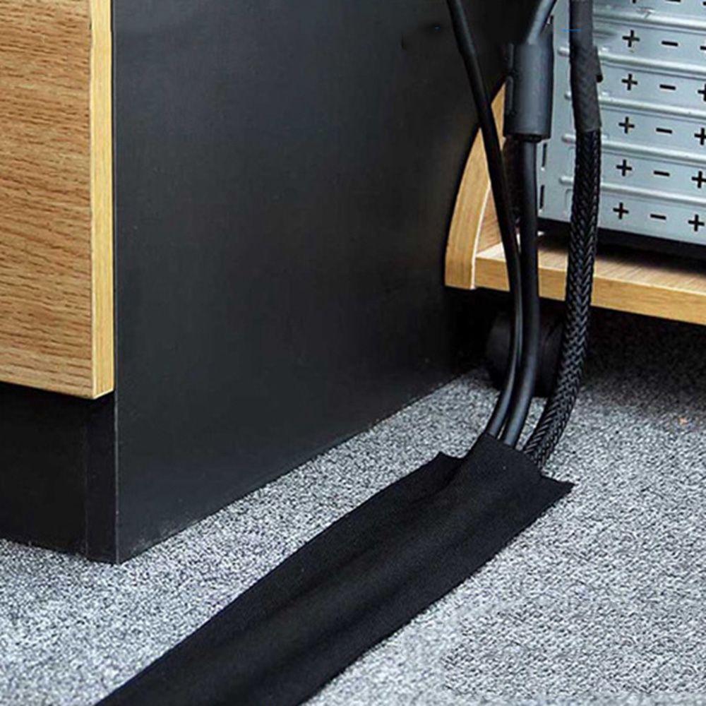 Nylon Cable Management Office Desk Magic Tape Cable Grip Cable Protector Wire Cover Office Supplies