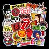 52Pcs/Pack Fashion Rock Band Music Punk Graffiti Stickers Guitar Skateboard Laptop Luggage Motorcycle Decal Stickers