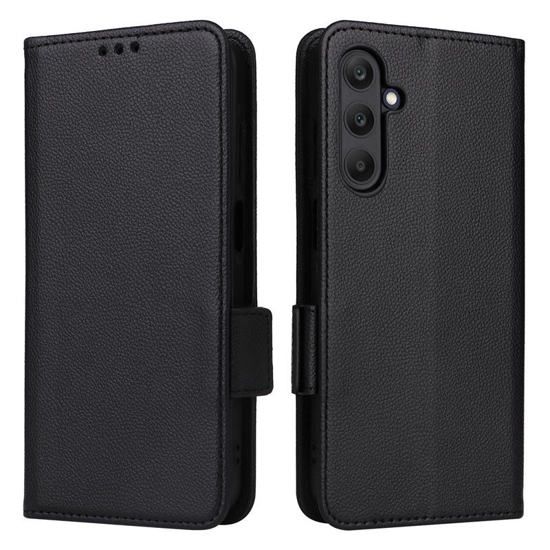 Кожаный чехол для телефона Samsung M55/C55 5G с держателем для карт, подставкой и шнурком